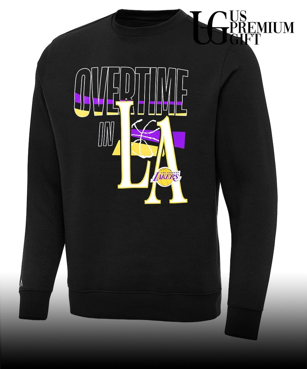 Overtime in Los Angeles Lakers basketball shirt