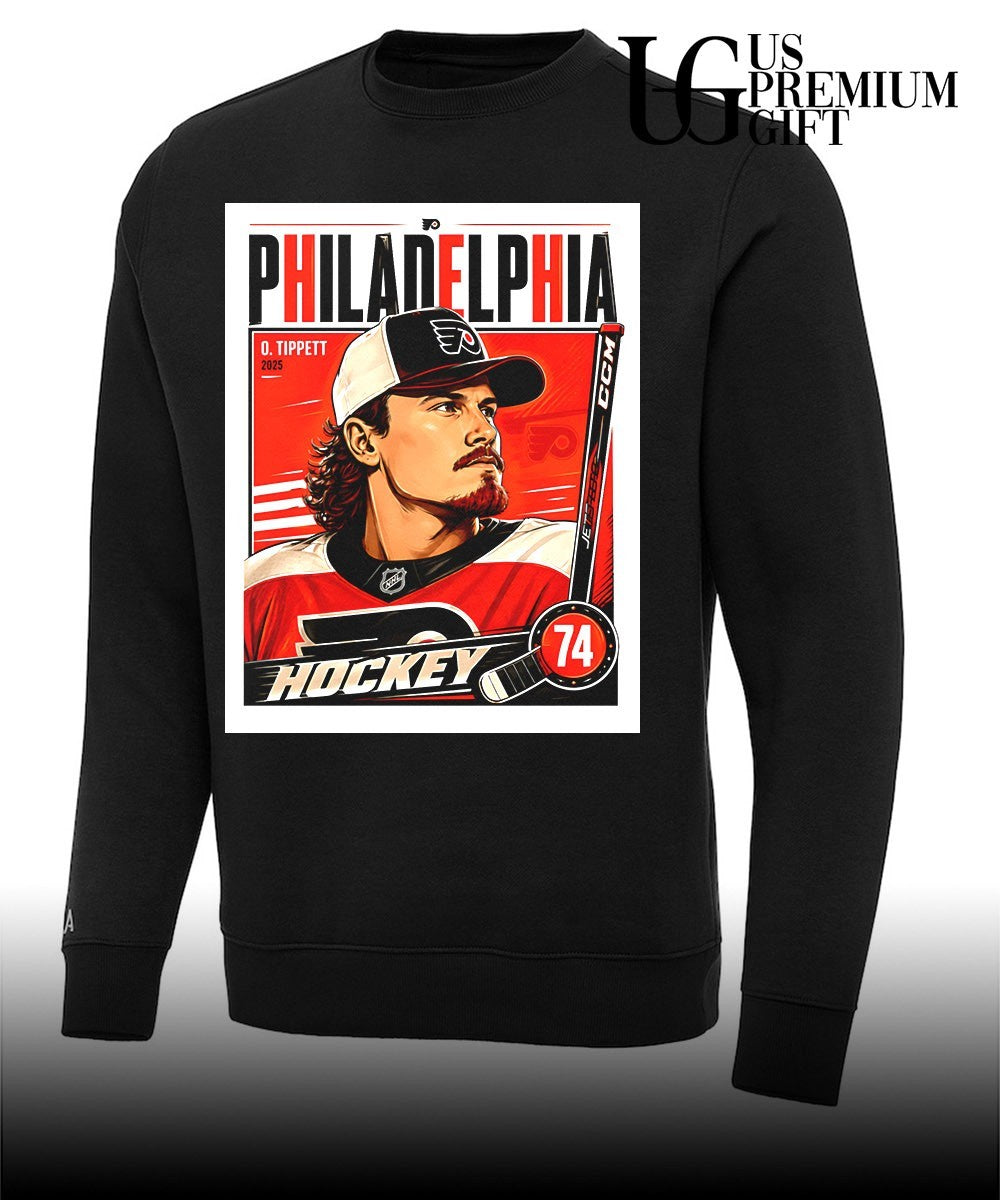 Owen Tippett 74 Philadelphia Flyers Hockey shirt