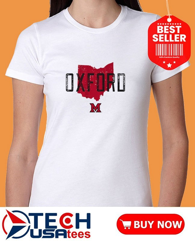 Oxford Hometown Miami Redhawks Basketball shirt