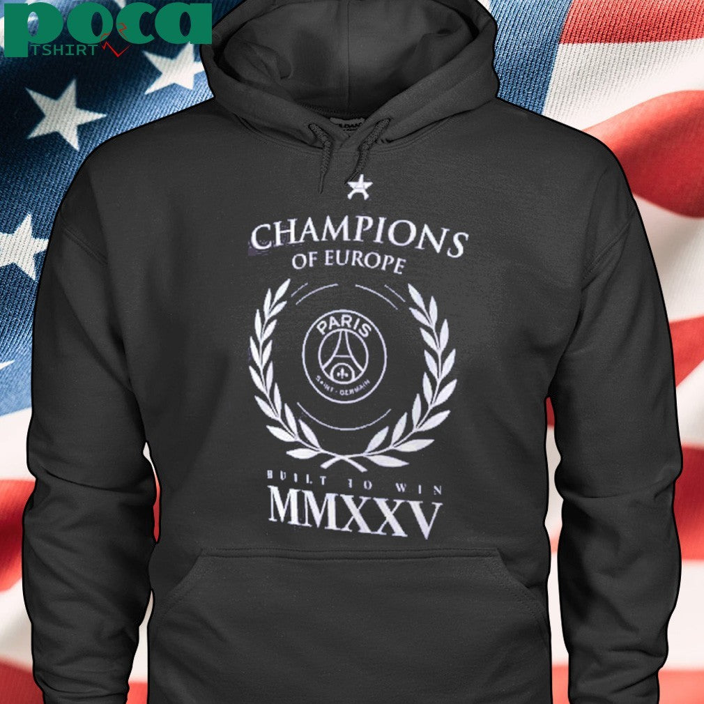 PSG European Champions Numerals Graphic T-Shirt