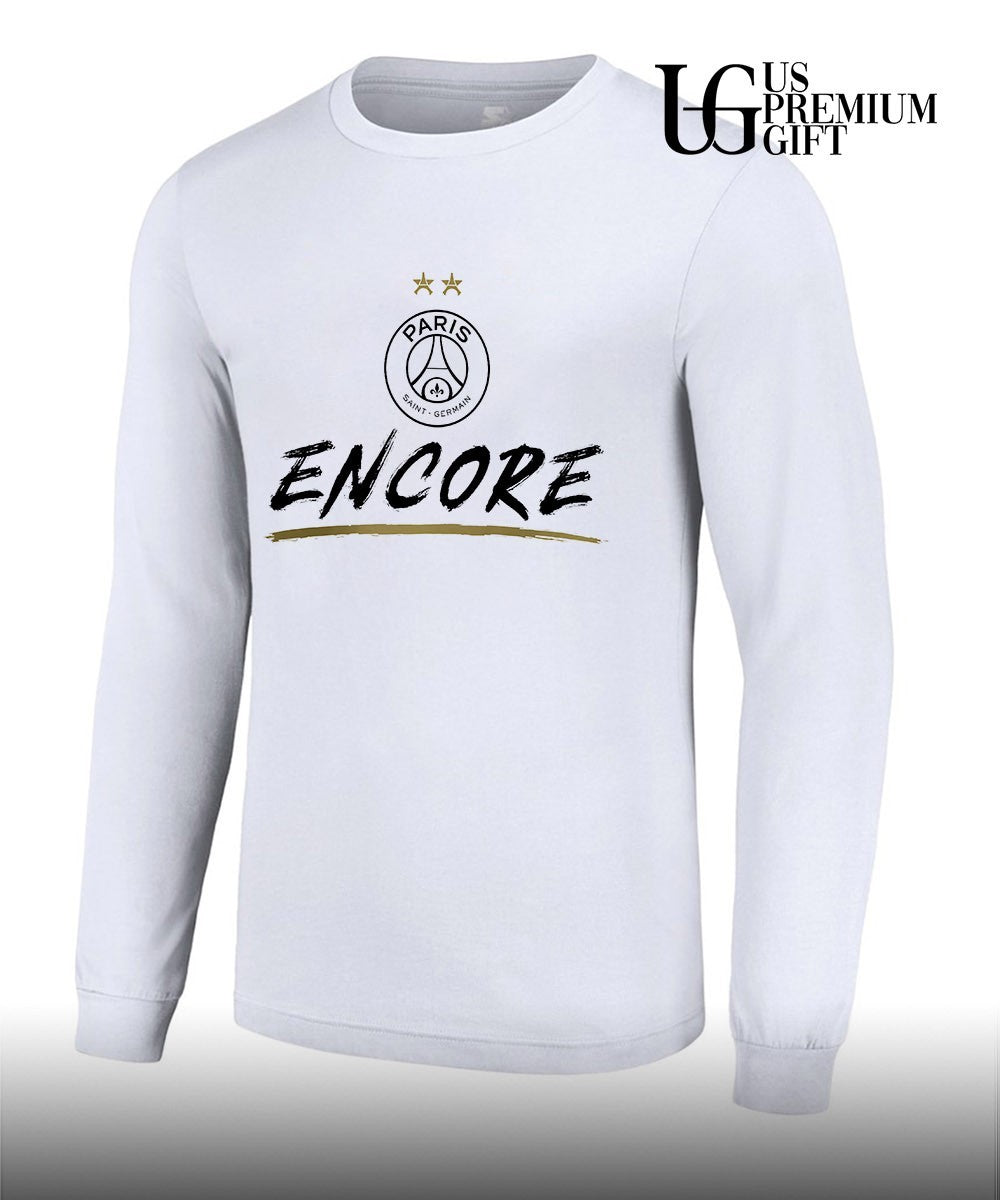 Paris Saint-Germain Encore 2026 logo shirt