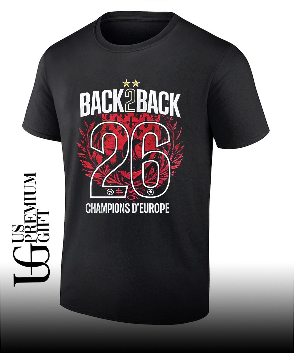 Paris Saint-Germain European Champions 2026 Back 2 Back shirt