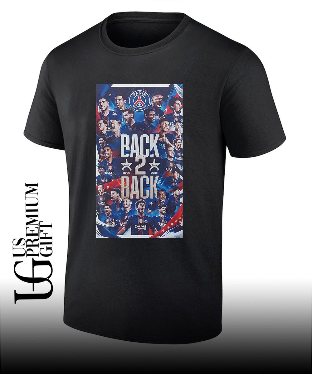 Paris Saint-Germain UEFA Champions back-to-back T-shirt