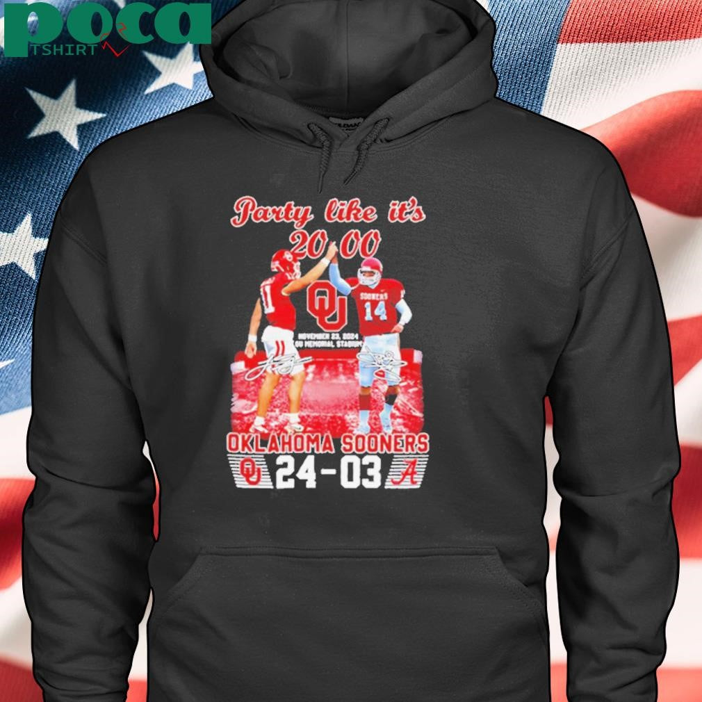 Party like it’s 2000 Oklahoma Sooners shirt