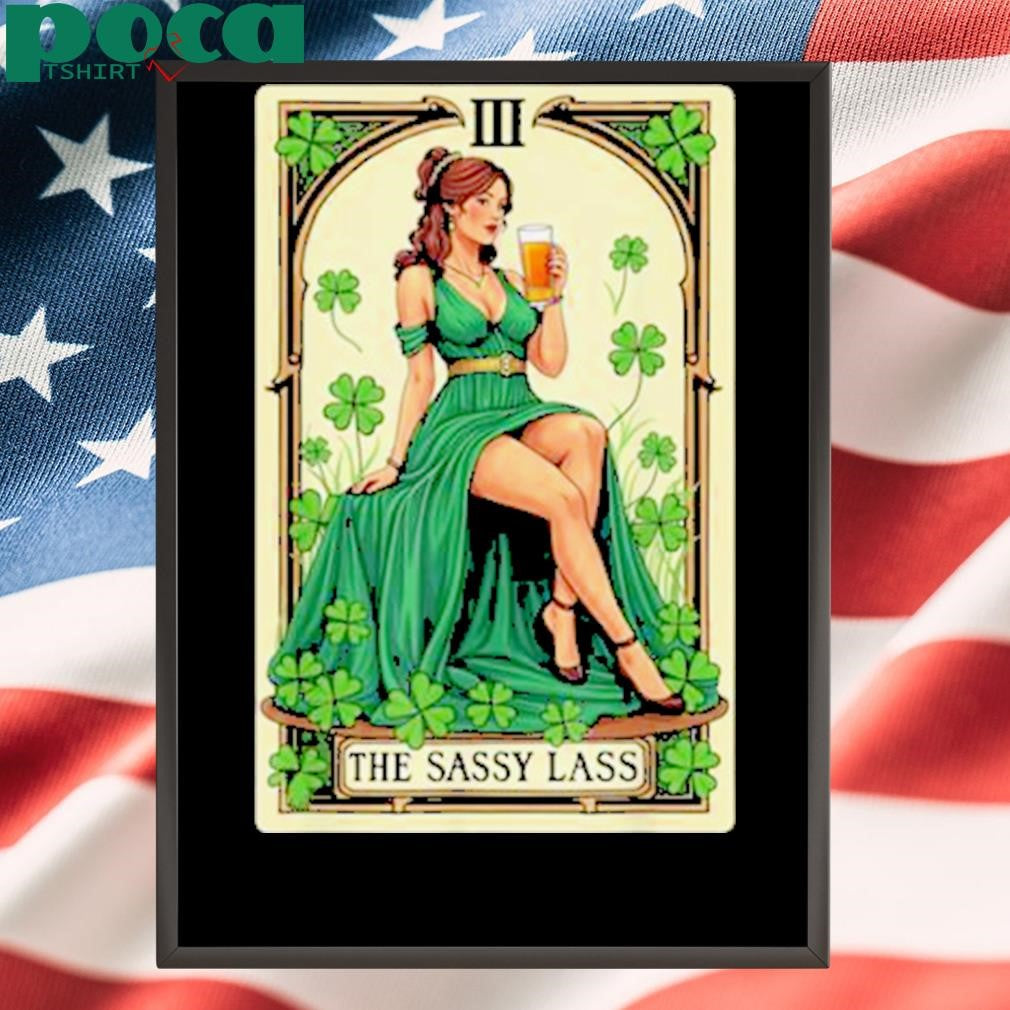Patrick’s Day The Sassy Lass Tarot Card Unisex T Shirt