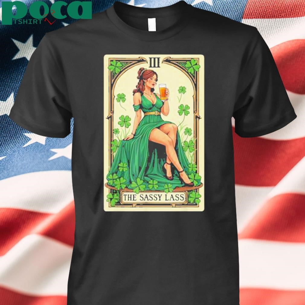 Patrick’s Day The Sassy Lass Tarot Card Unisex T Shirt