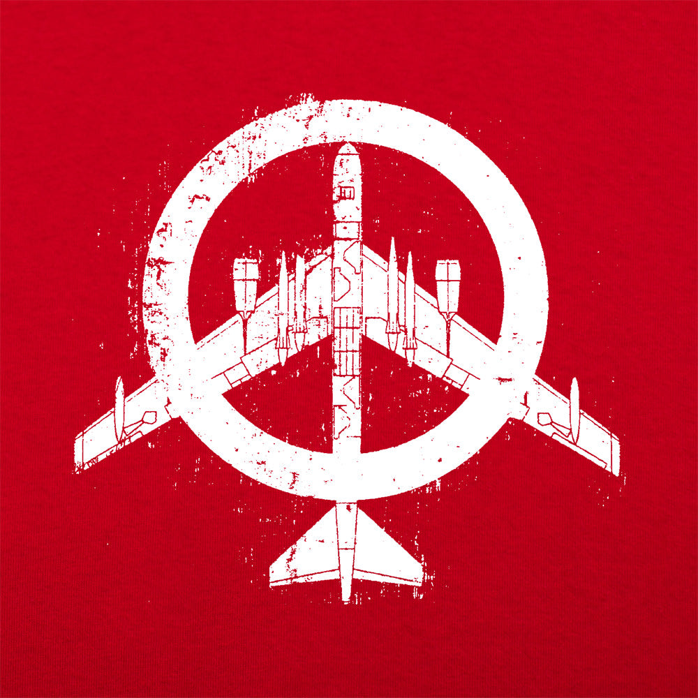 Peace Bomber Fighter Jet Peace Sign