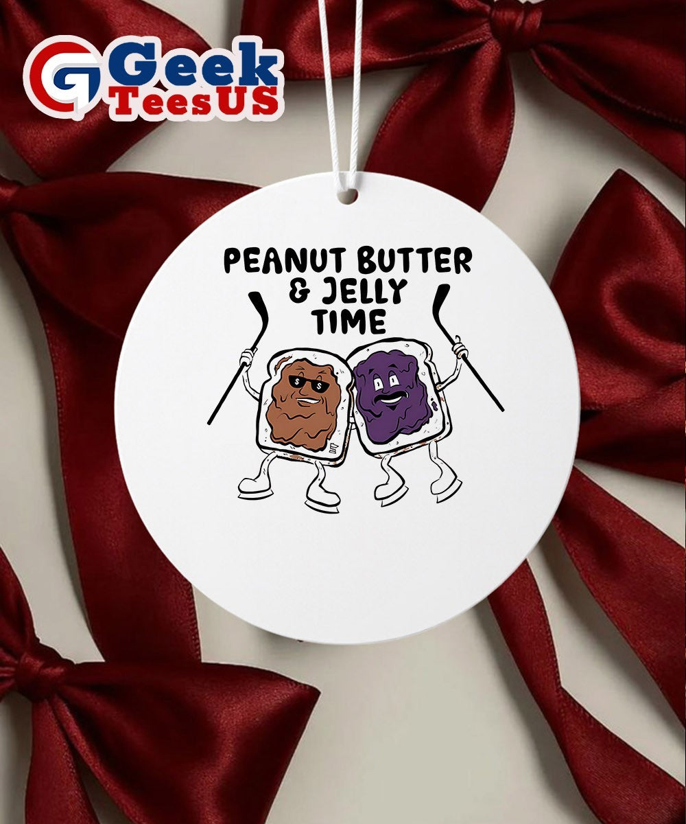 Peanut butter jelly time Ornament