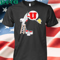 Peanuts painting Utah Utes logo Shirt