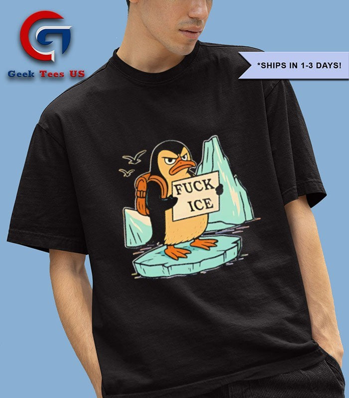 Penguins fuck ice T-shirt