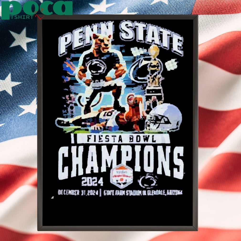 Penn State Nittany Lions Fiesta Bowl Champions 2025 Shirt