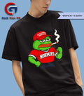 Pepe the Frog smoking wearing Make America Great Again red hat shirt