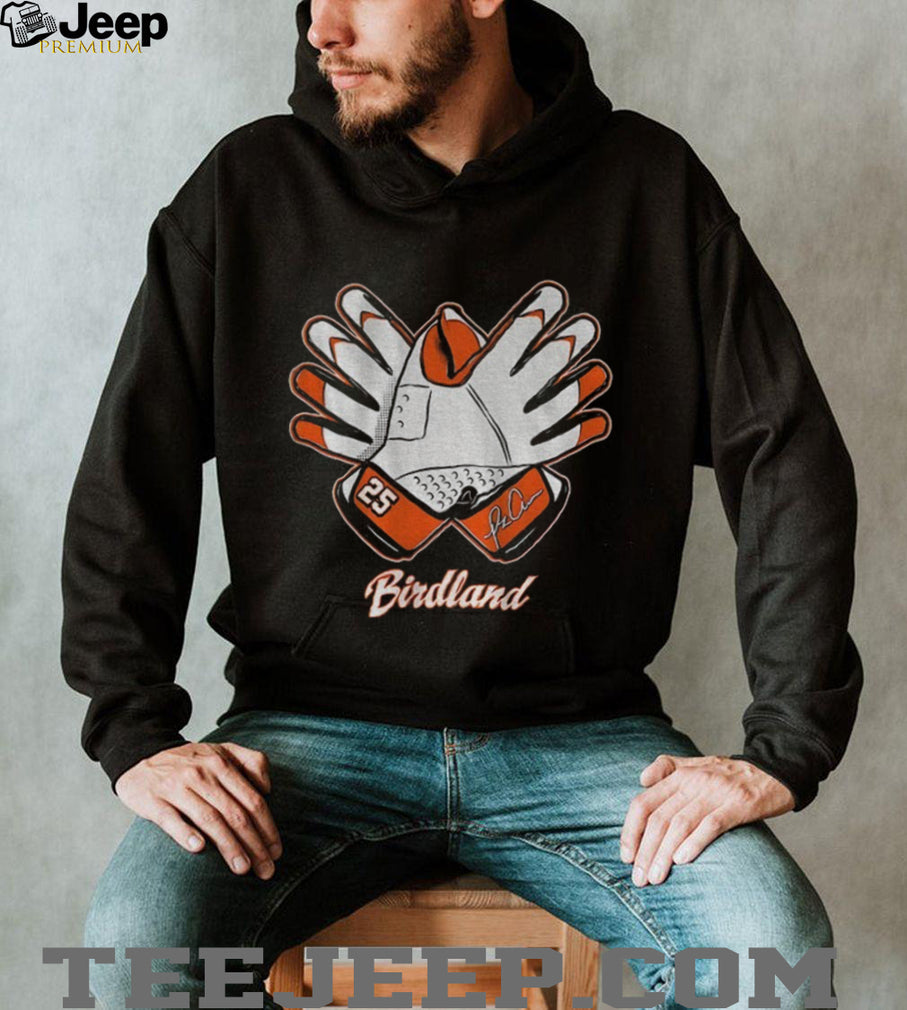 Pete Alonso Bird Hands Celebration Baltimore football signature shirt