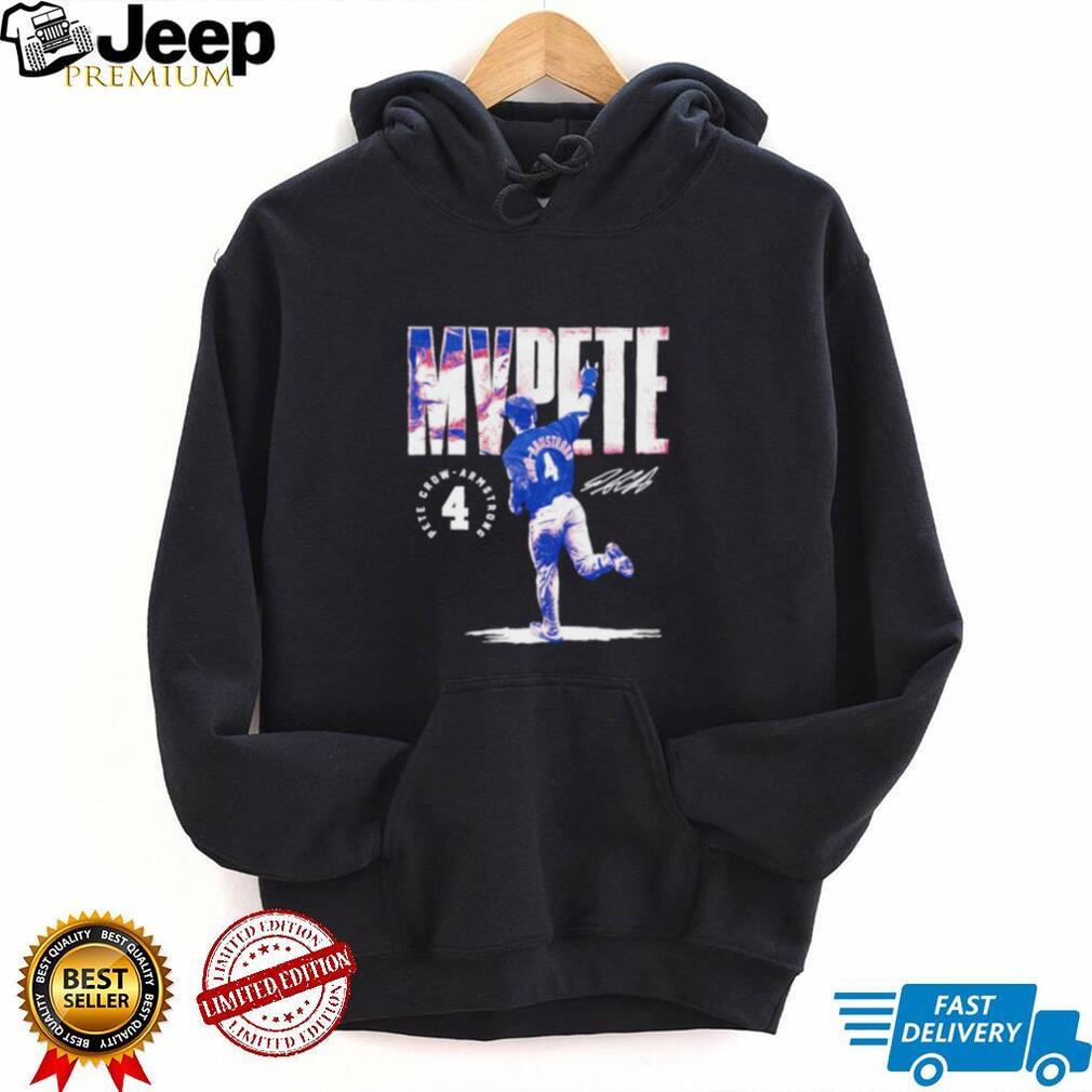Pete Crow Armstrong Chicago Cubs MVPete 2026 signature shirt