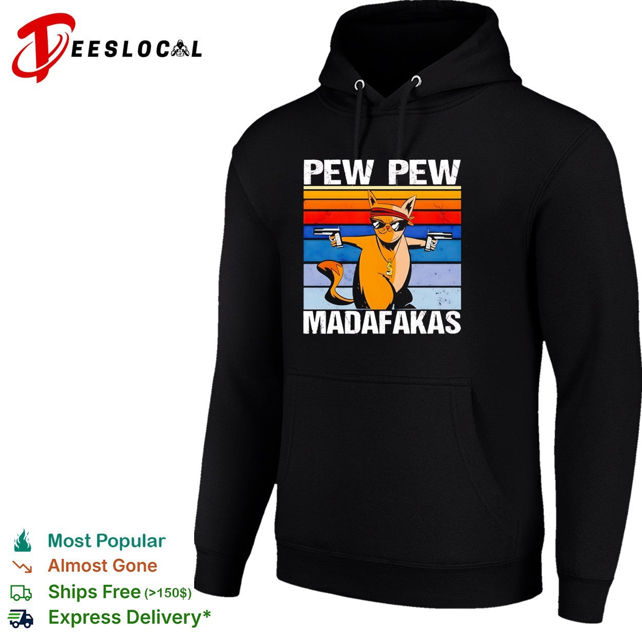 Pew pew madafakas cat shirt