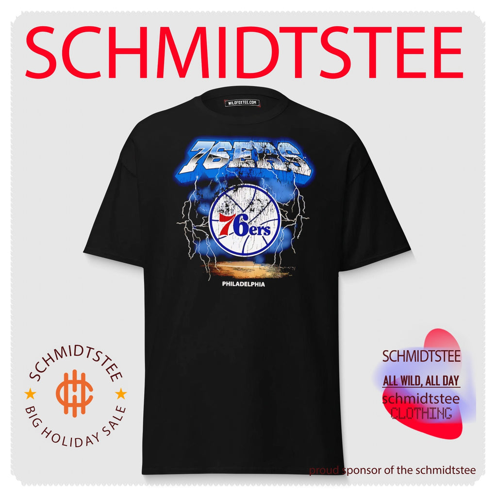 Philadelphia 76ers lighting vintage shirt