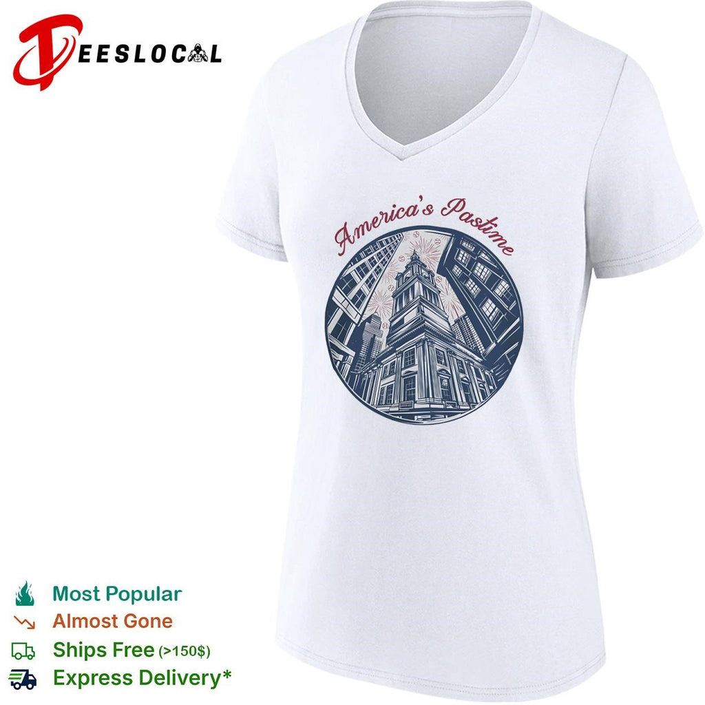 Philadelphia Independence Hall Americas pastime shirt