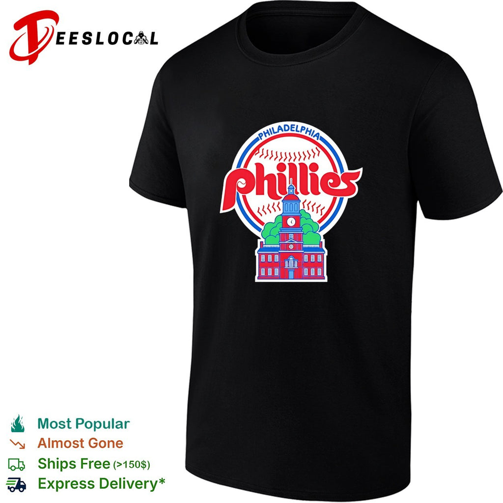 Philadelphia Phillies MLB Independence Hall retro shirt