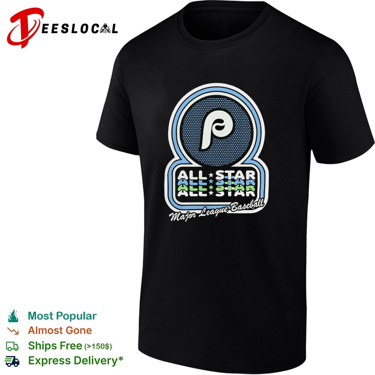 Philadelphia Phillies Major League Baseball All Star Game logo shirt