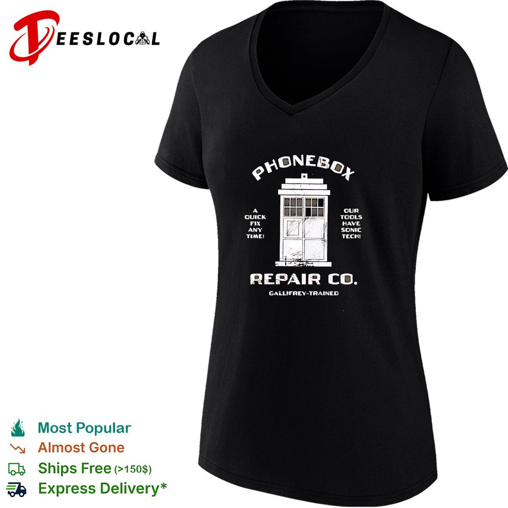 Phonebox repair co Gallifrey trained TARDIS shirt