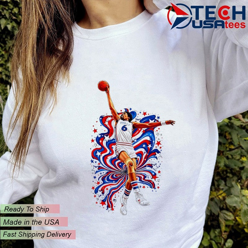 Phunkadelic Dr. J Julius Erving Philadelphia 76ers shirt