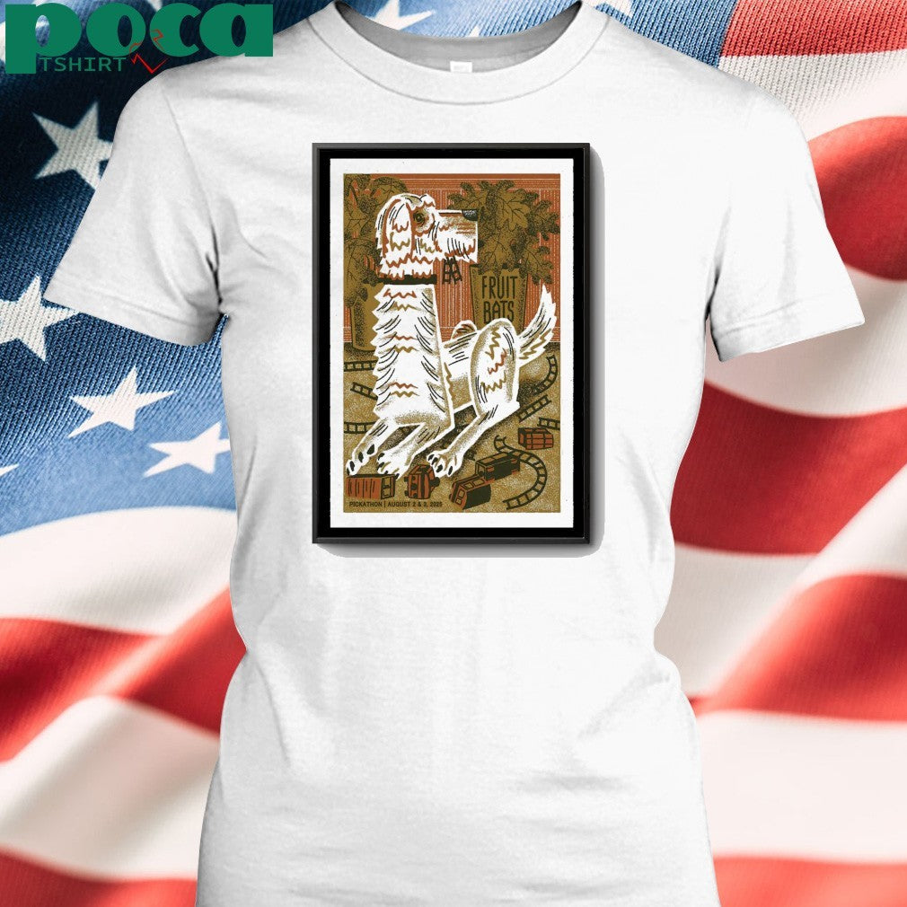 Pickathon Happy Valley, OR Tour 2025 Fruit Bats Poster shirt