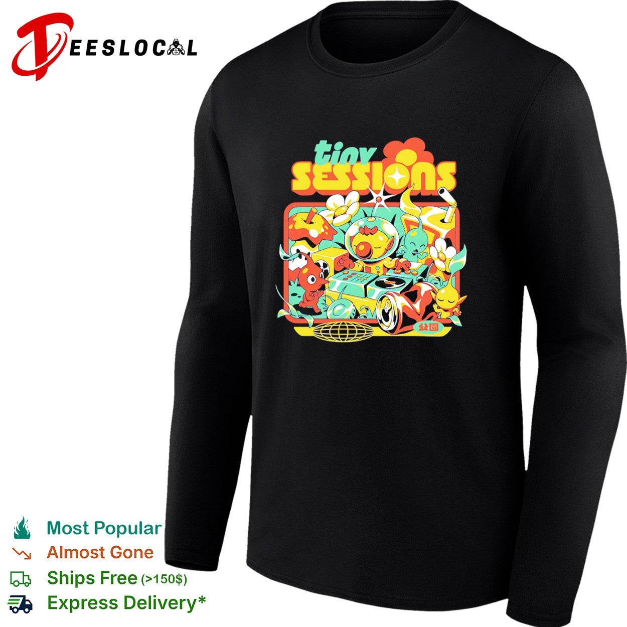 Pikmin and DJ Olimar Tiny Sessions shirt