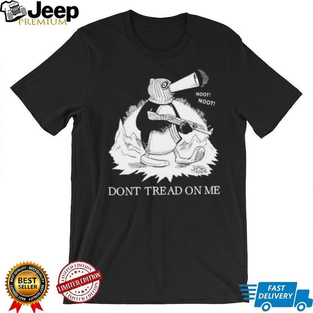 Pingu Meme Gun Dont Tread On Me Funny Shirt