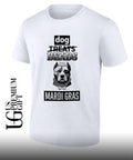 Pit Bull Dog Treats Beads Mardi Gras shirt