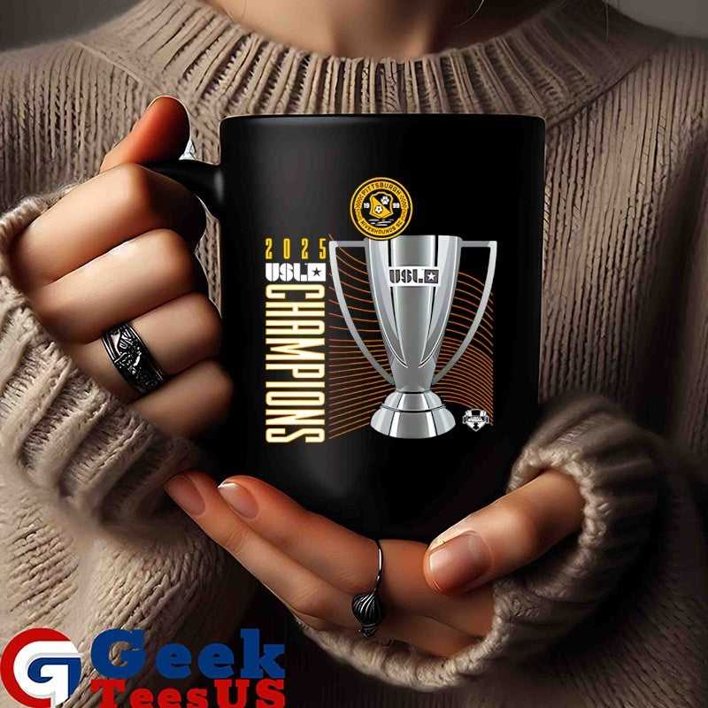 Pittsburgh Riverhounds SC 2025 USL Championship Final Champions trophy shirt
