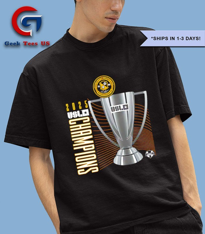 Pittsburgh Riverhounds SC 2025 USL Championship Final Champions trophy shirt
