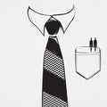 Poindexter Nerdy Necktie and Pocket Protector