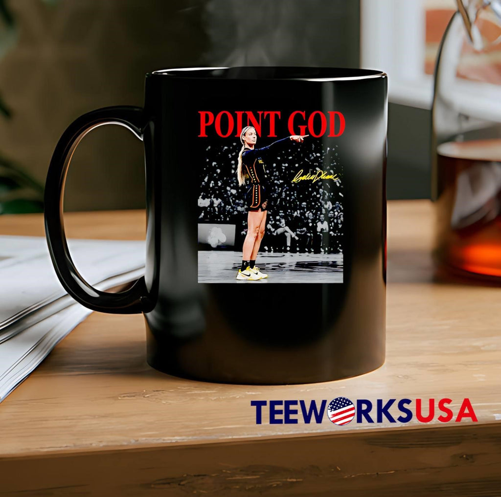 Point God Caitlin Clark Signature Pointing WNBA shirt