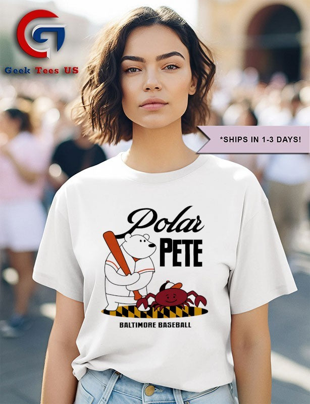 Polar Pete Baltimore Orioles baseball shirt