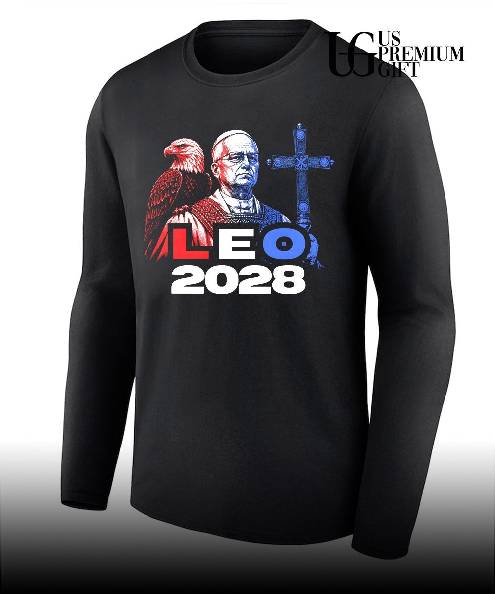 Pope Francis Bald Eagle Cross Leo 2028 shirt