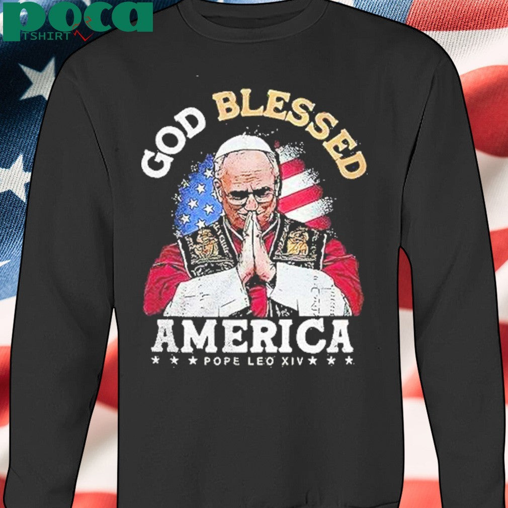 Pope Leo Xiv God Blessed America Shirt