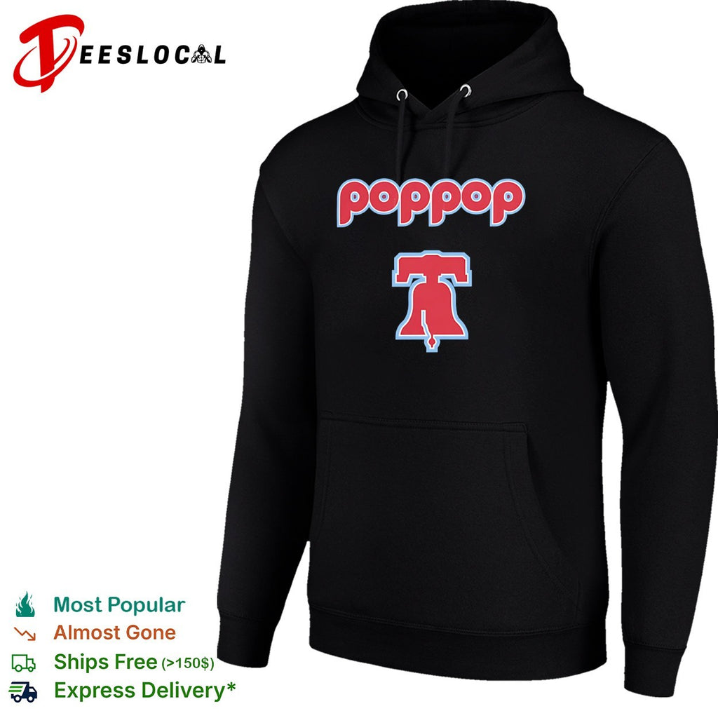 Poppop shirt with Liberty Bell logo shirt