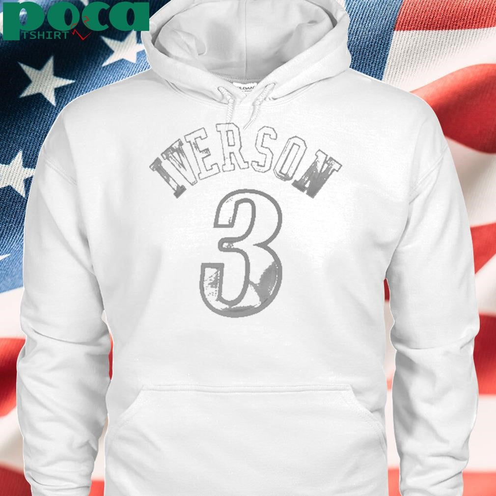Post Malone x Reebok White Iverson Anniversary shirt