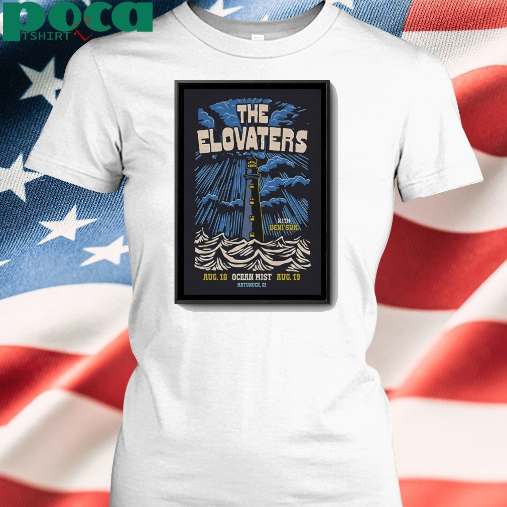 Poster 08.18.2025 The Elovaters Matunuck, RI Event shirt