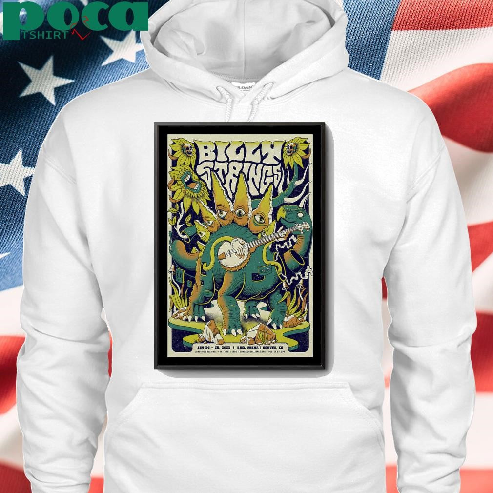 Poster Billy Strings Jan 24-26 2025 The Ball Arena in Denver CO shirt