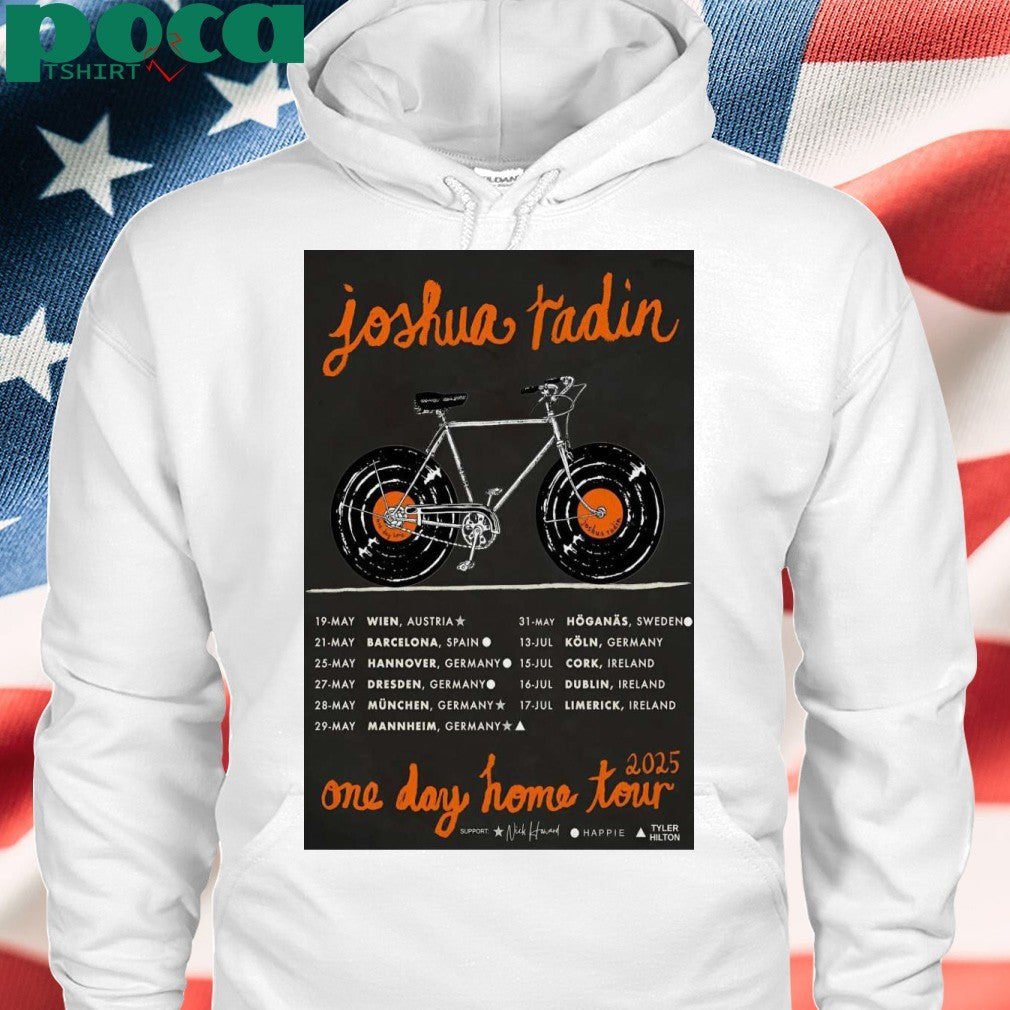 Poster Joshua Radin One Day Home Tour 2025 Shirt