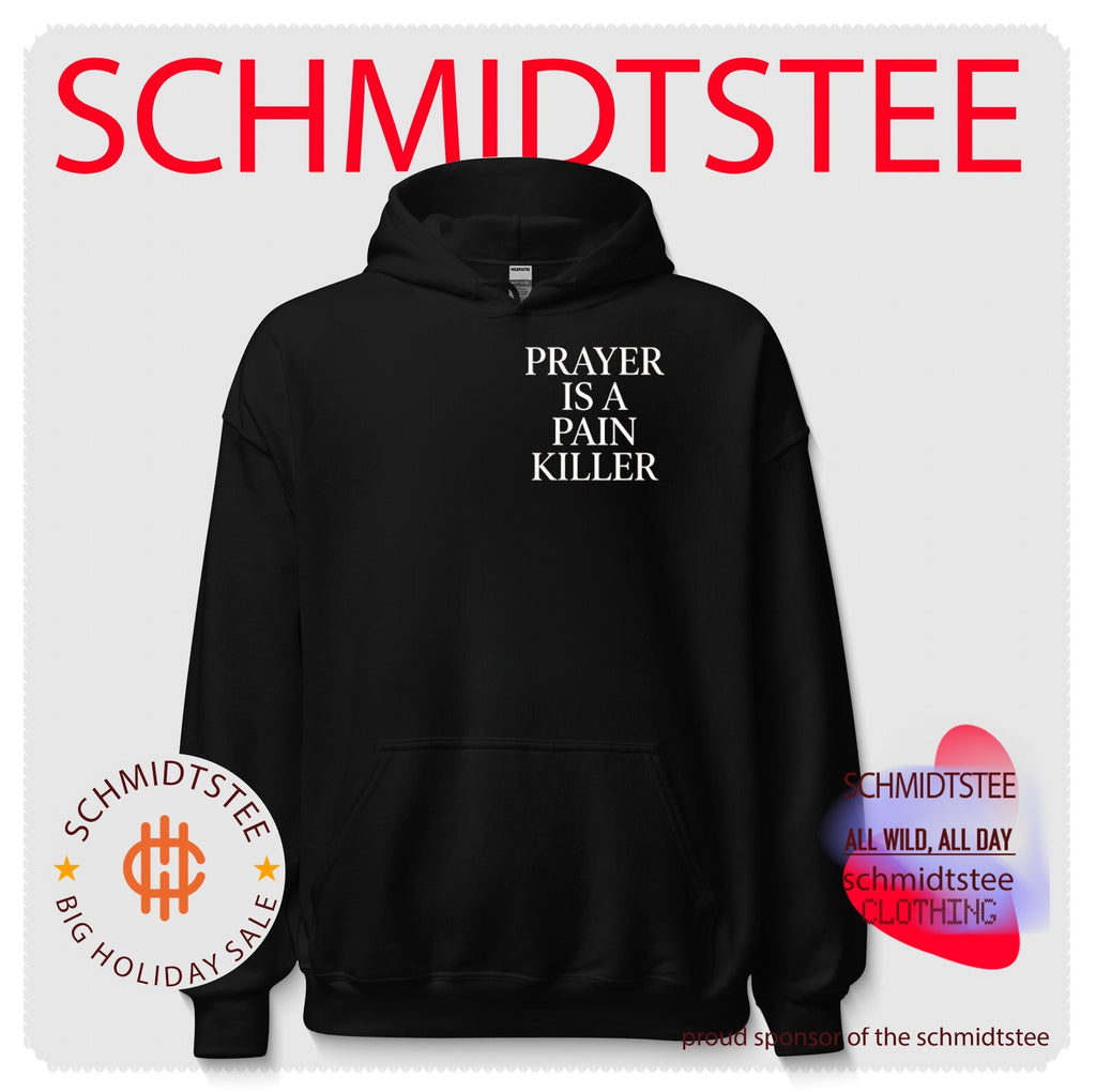 Prayer Is a Pain Killer faith religious logo shirt