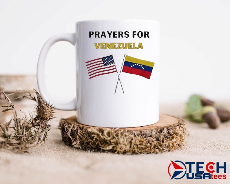 Prayer for Venezuela no war flag shirt