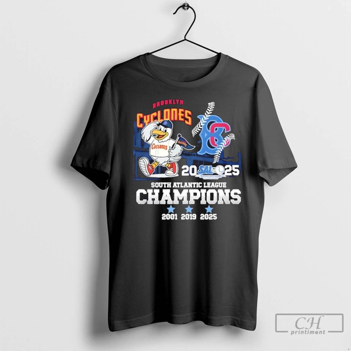Premium 2025 South Atlantic League Champions Brooklyn Cyclones Mascot