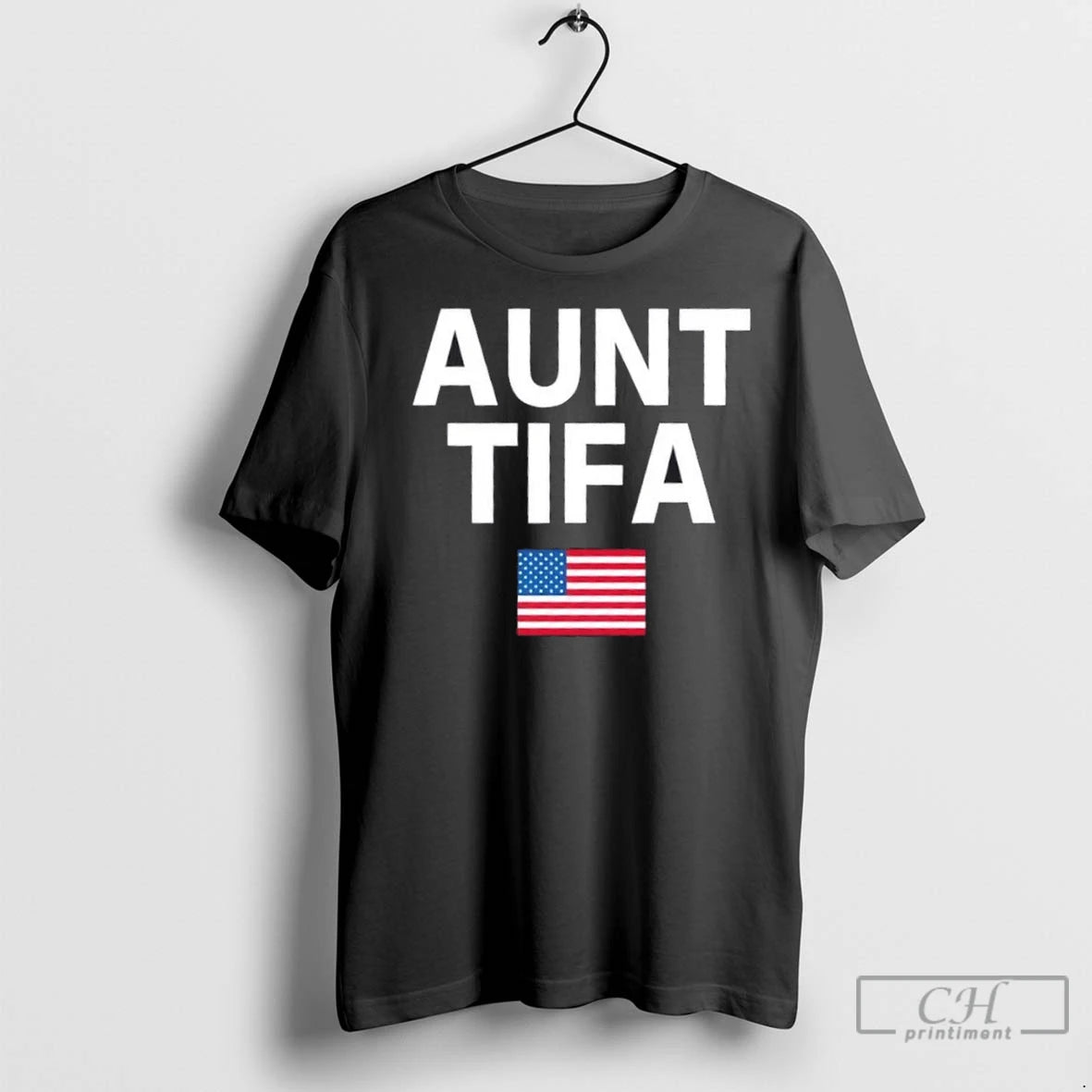 Premium Aunt Tifa Us Flag