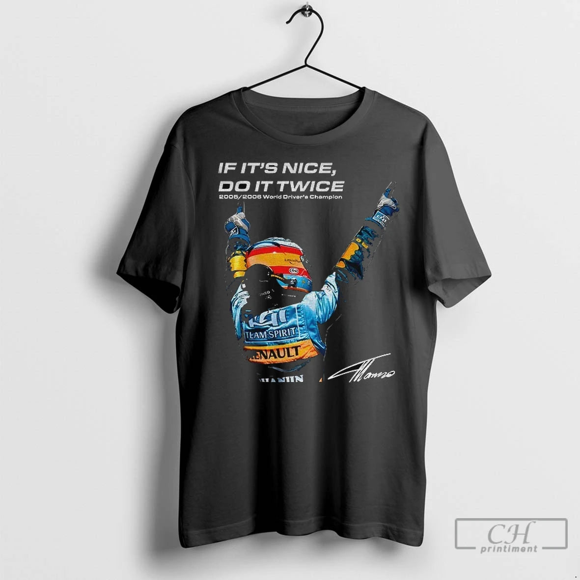 Premium Fernando Alonso Aston Martin F1 If Its Nice Do It Twice Signature