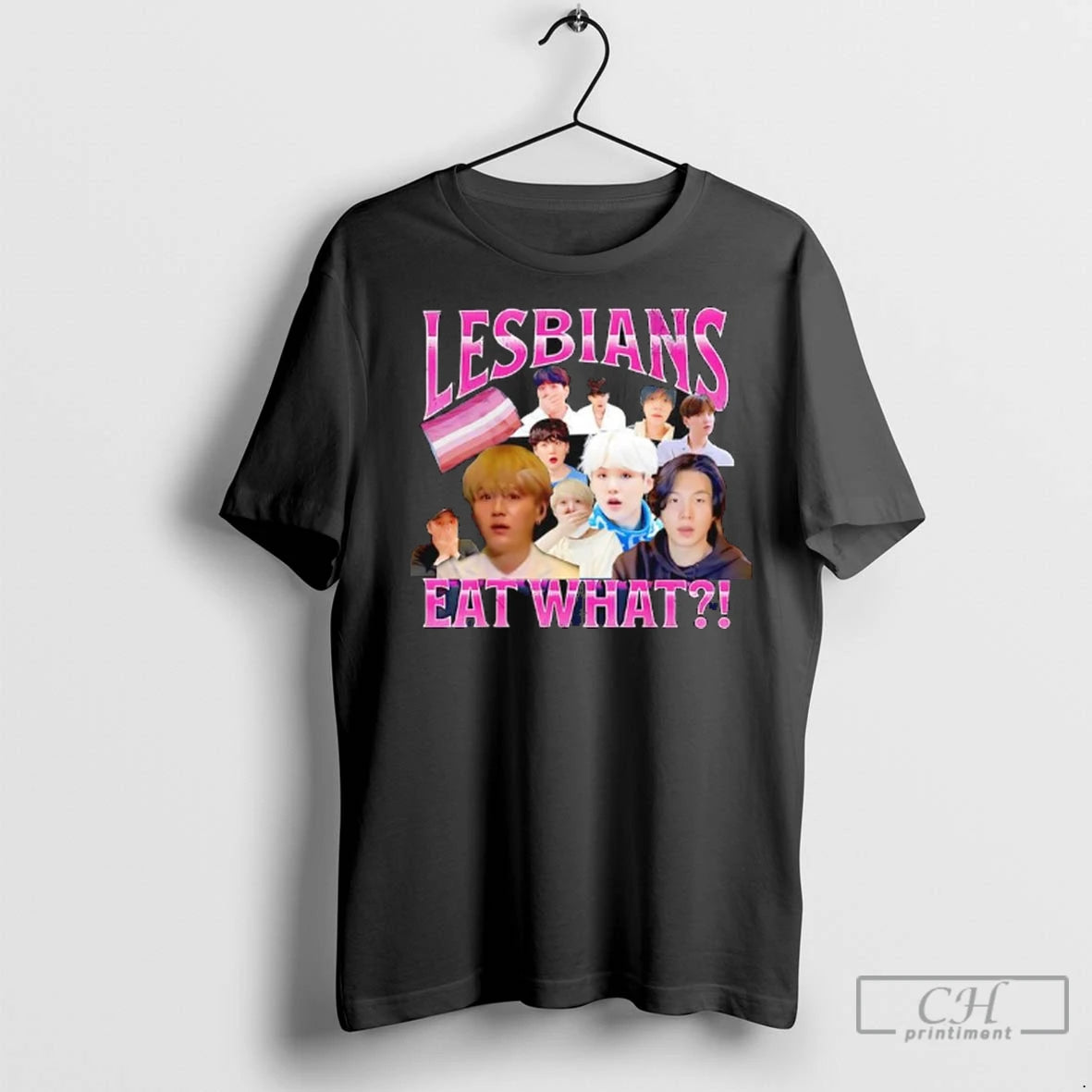 Premium Lesbians Ear What Taegi Bts Graphic Ladies
