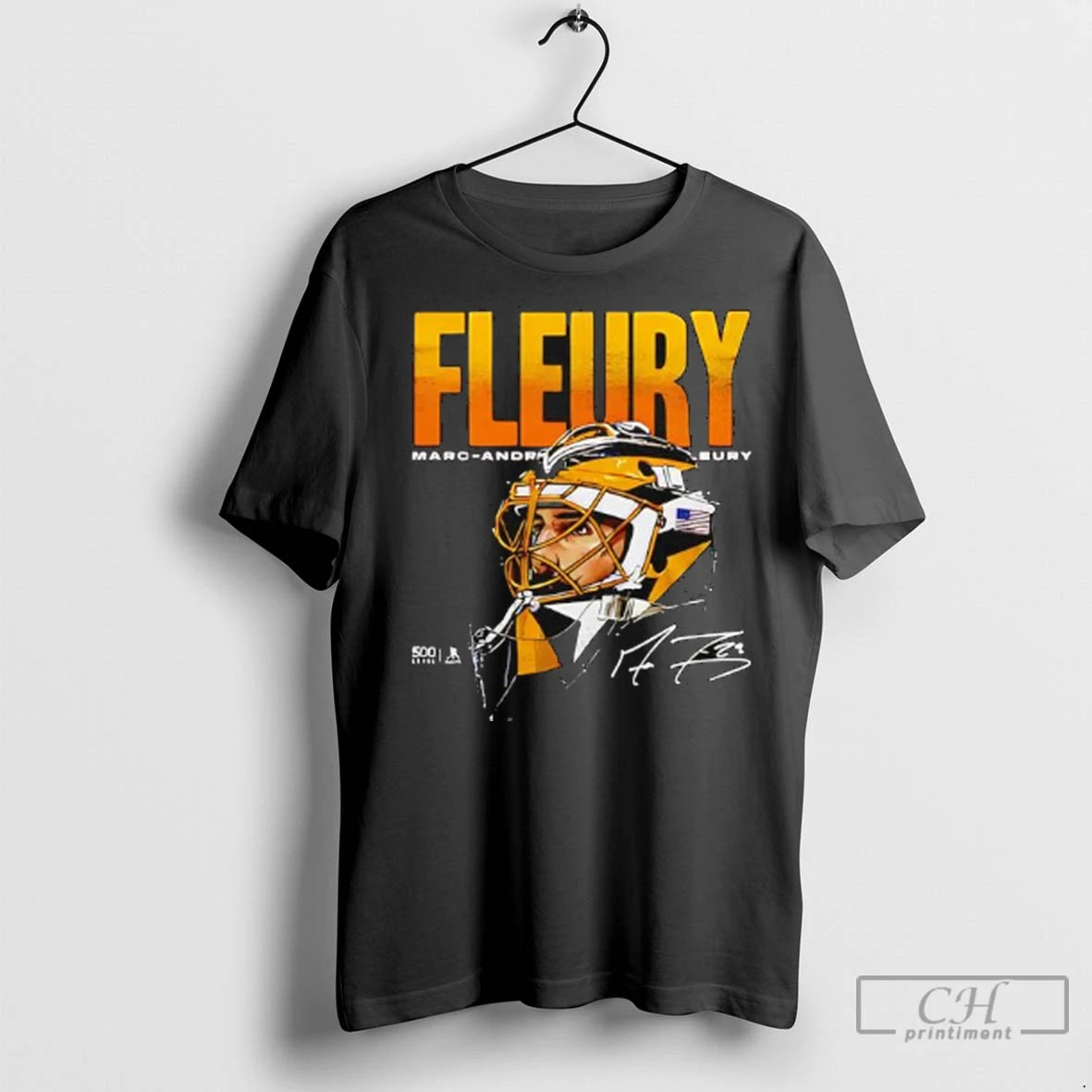 Premium Marc Andre Fleury Pittsburgh Penguins Signature Graphic Ladies