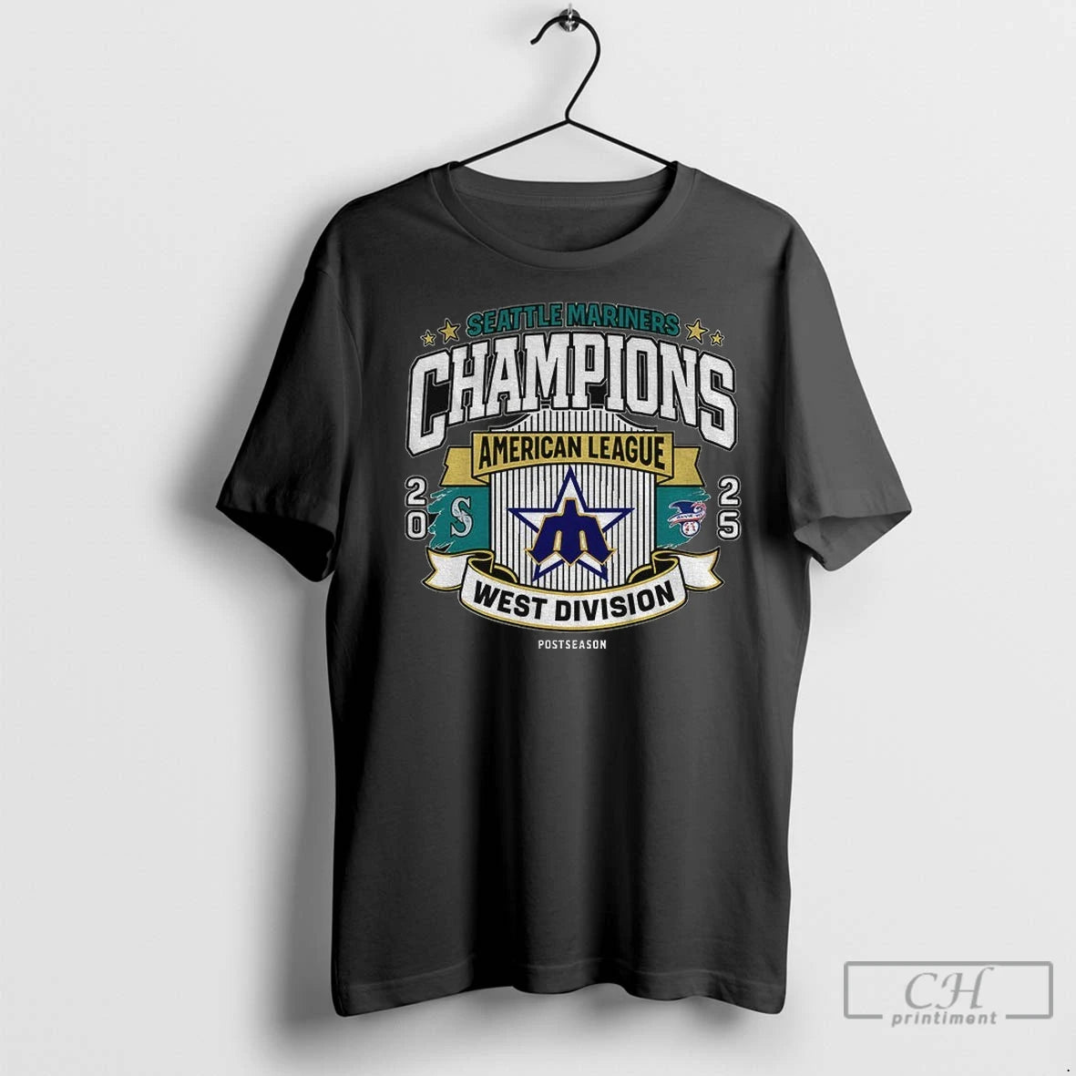 Premium Seattle Mariners 4x Al West Division Champions 2025 Vintage