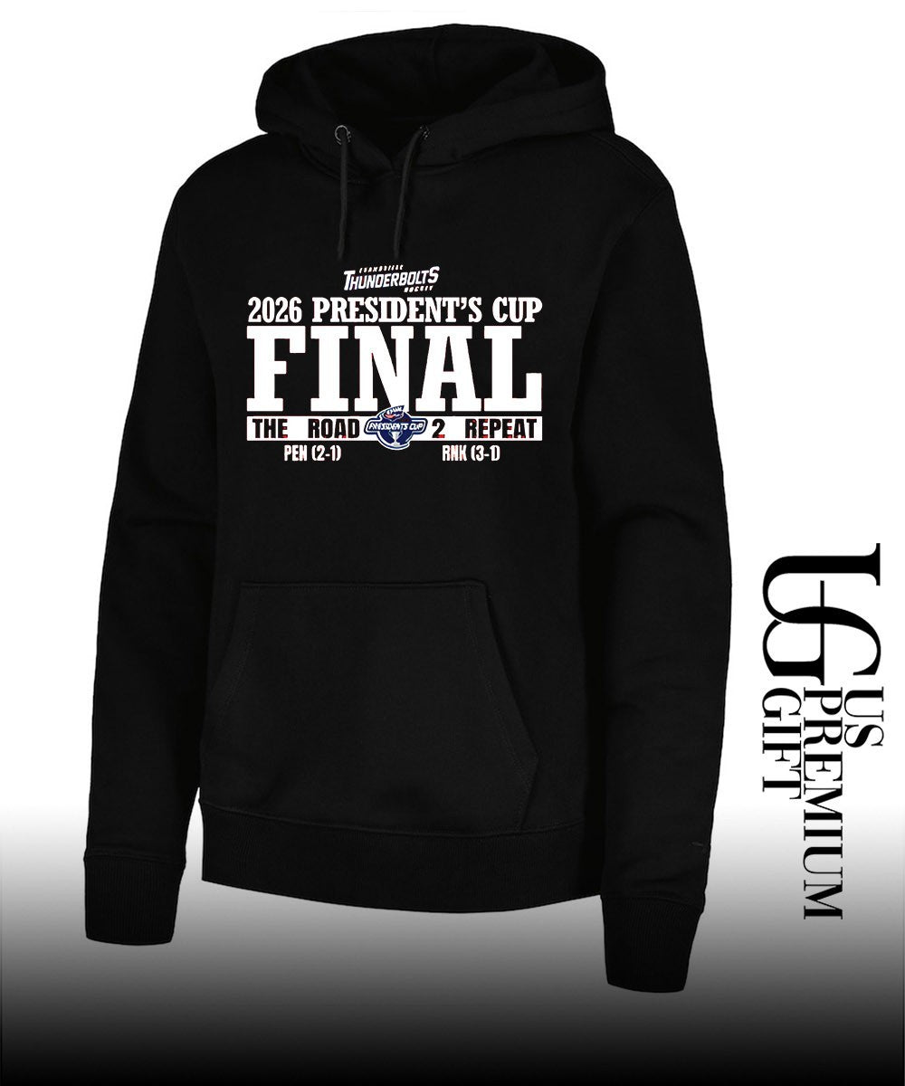President’s Cup Final Evansville Thunderbolts hockey 2026 The Road 2 Repeat shirt
